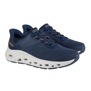 Skechers Men’s Navy and White Athletic Sneakers